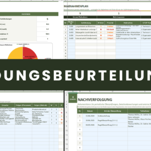 Gefährdungsbeurteilung Excel-Vorlage