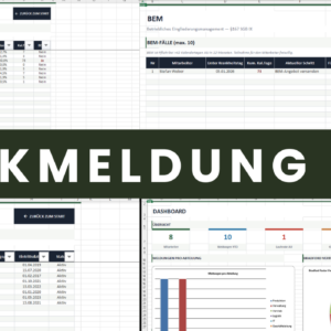 Krankmeldung Excel - Fehlzeitenerfassung Vorlage