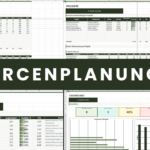 Ressourcenplanung Excel