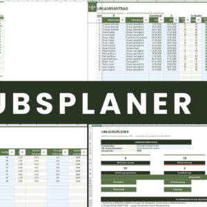 Urlaubsplaner Excel Urlaubsverwaltung fuer Teams und KMU