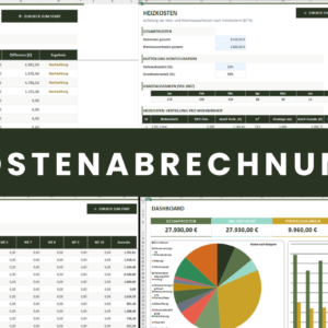 Nebenkostenabrechnung Excel