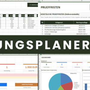 Wartungsplaner Excel
