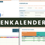 Familienkalender Excel