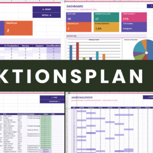 Redaktionsplan Excel Vorlage Übersicht