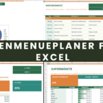 Wochenmenüplaner Familie Excel