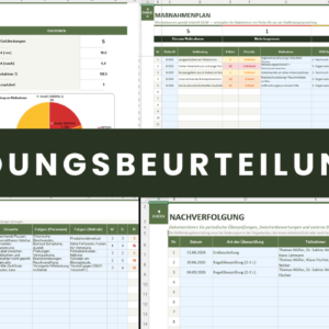 Gefährdungsbeurteilung Excel-Vorlage