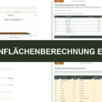 Wohnflächenberechnung Excel